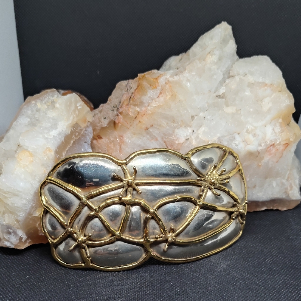 Artisan Made Mixed Metal Belt Buckle